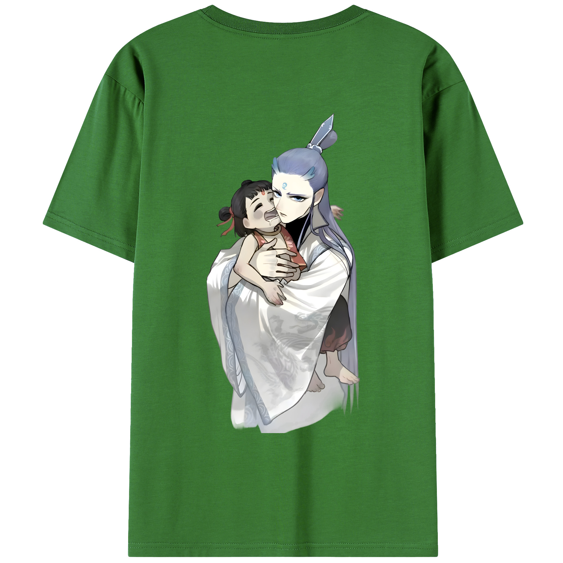 （画像用） Ne Zha 2 ナタ 魔童の大暴れ レディース半袖Tシャツ(バックプリント)